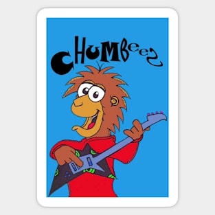 Chumbees playing bass Sticker